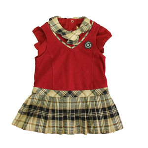Kinloch Anderson Girls Red | Tan Plaid Jumper size: 2-3T